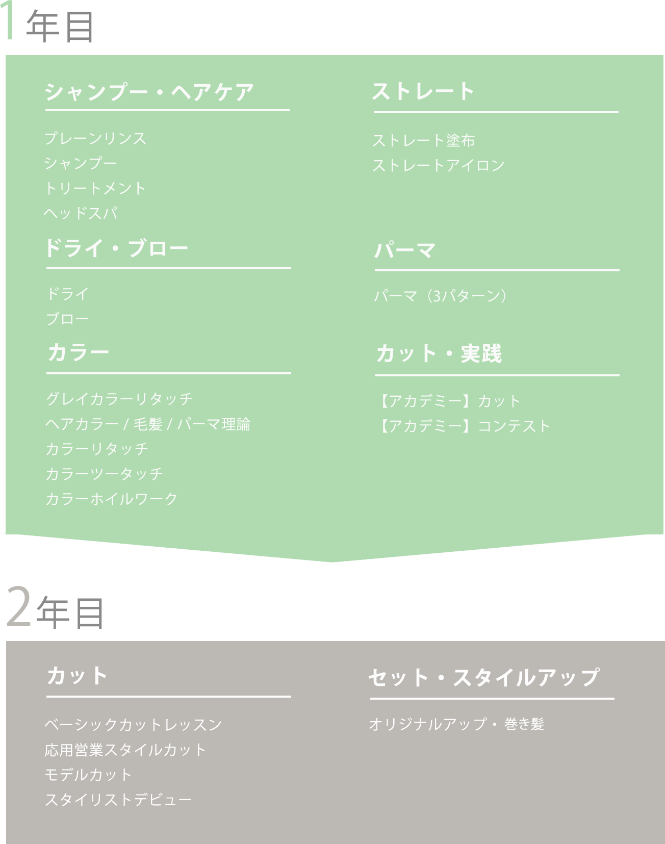 スタイリストカリキュラム